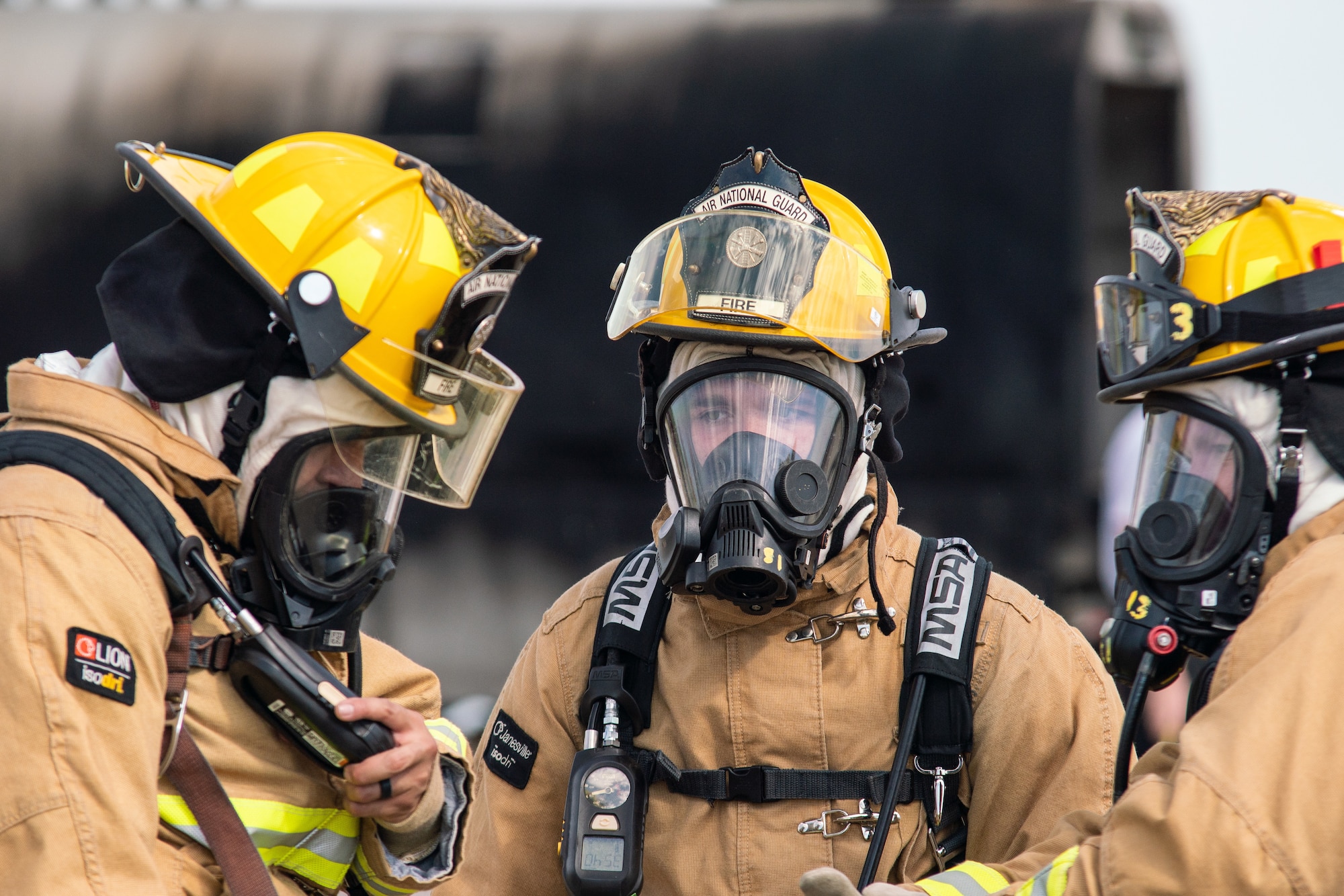 Air Guard Firefighters get hands-on training at Rosecrans