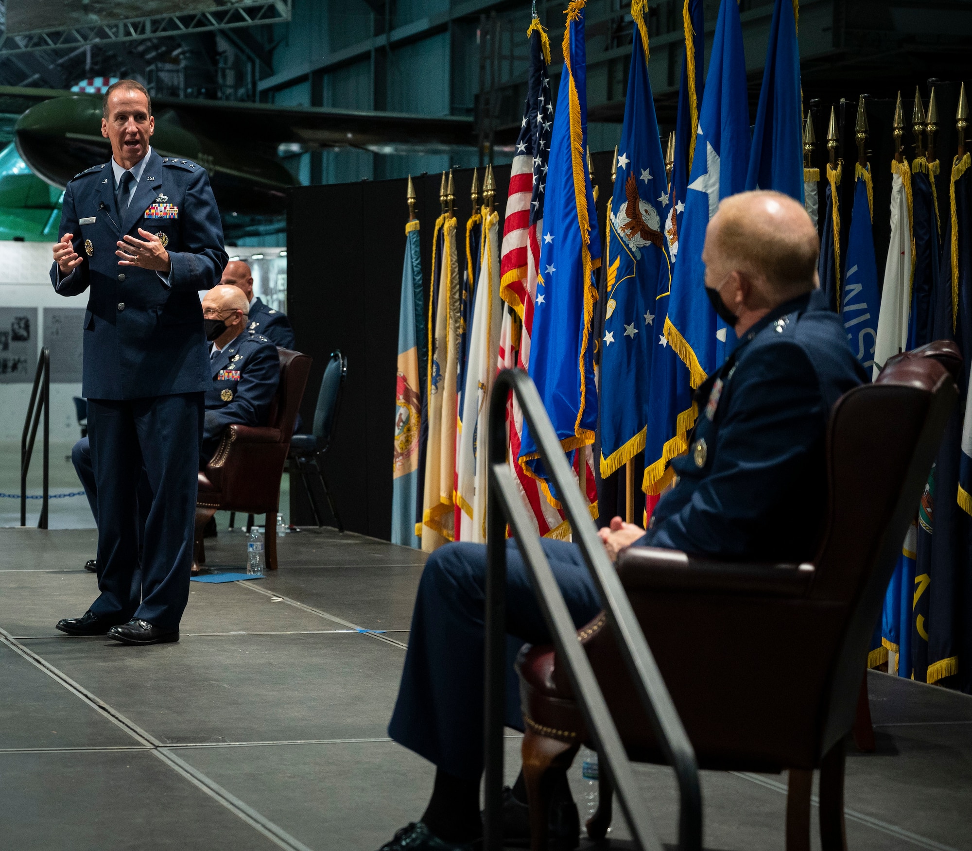 Air Force Life Cycle Management Change of Command Ceremony on September 3, 202o at Wright_Patterson Air Force Base, Ohio.