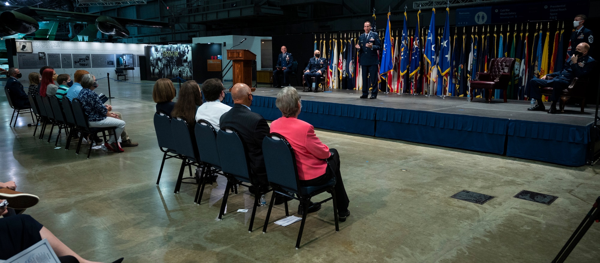 Air Force Life Cycle Management Change of Command Ceremony on September 3, 202o at Wright_Patterson Air Force Base, Ohio.