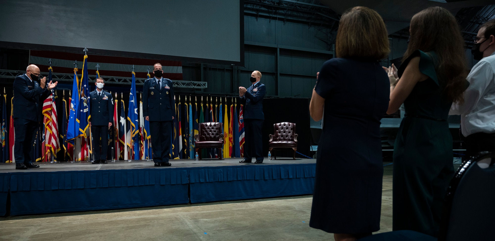 Air Force Life Cycle Management Change of Command Ceremony on September 3, 202o at Wright_Patterson Air Force Base, Ohio.