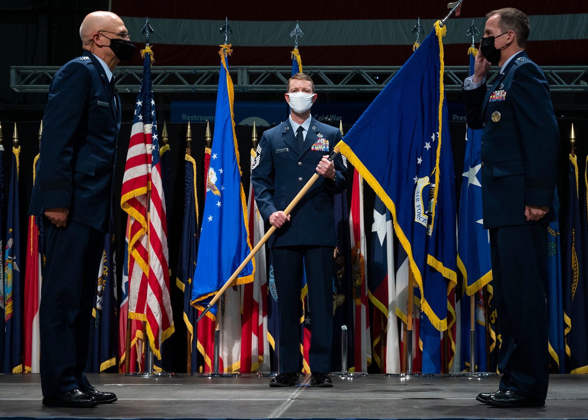 Air Force Life Cycle Management Change of Command Ceremony on September 3, 202o at Wright_Patterson Air Force Base, Ohio.