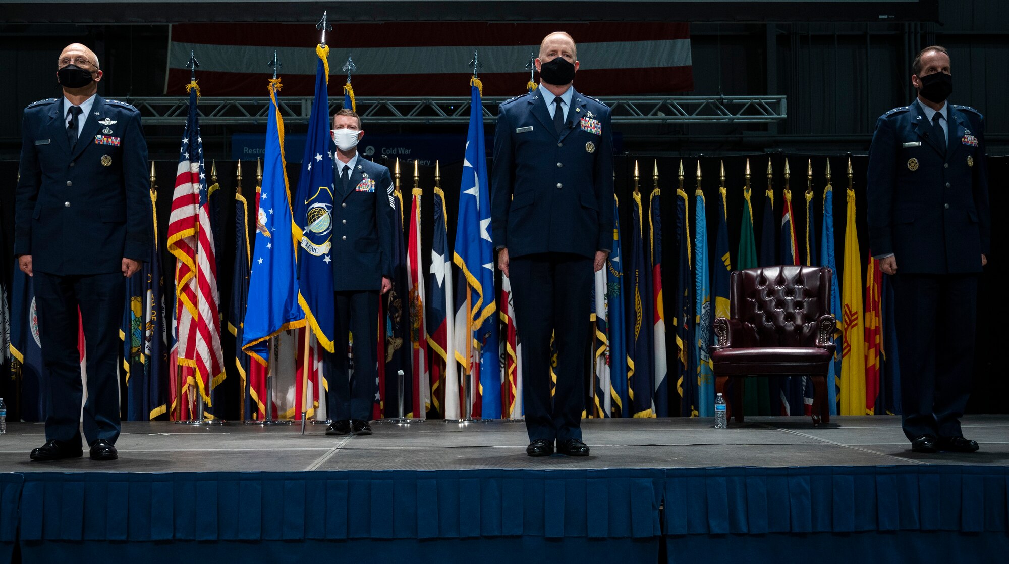 Air Force Life Cycle Management Change of Command Ceremony on September 3, 202o at Wright_Patterson Air Force Base, Ohio.