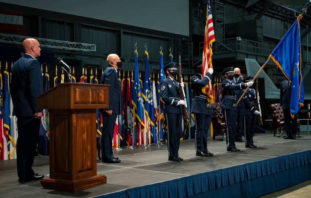 Air Force Life Cycle Management Change of Command Ceremony on September 3, 202o at Wright_Patterson Air Force Base, Ohio.