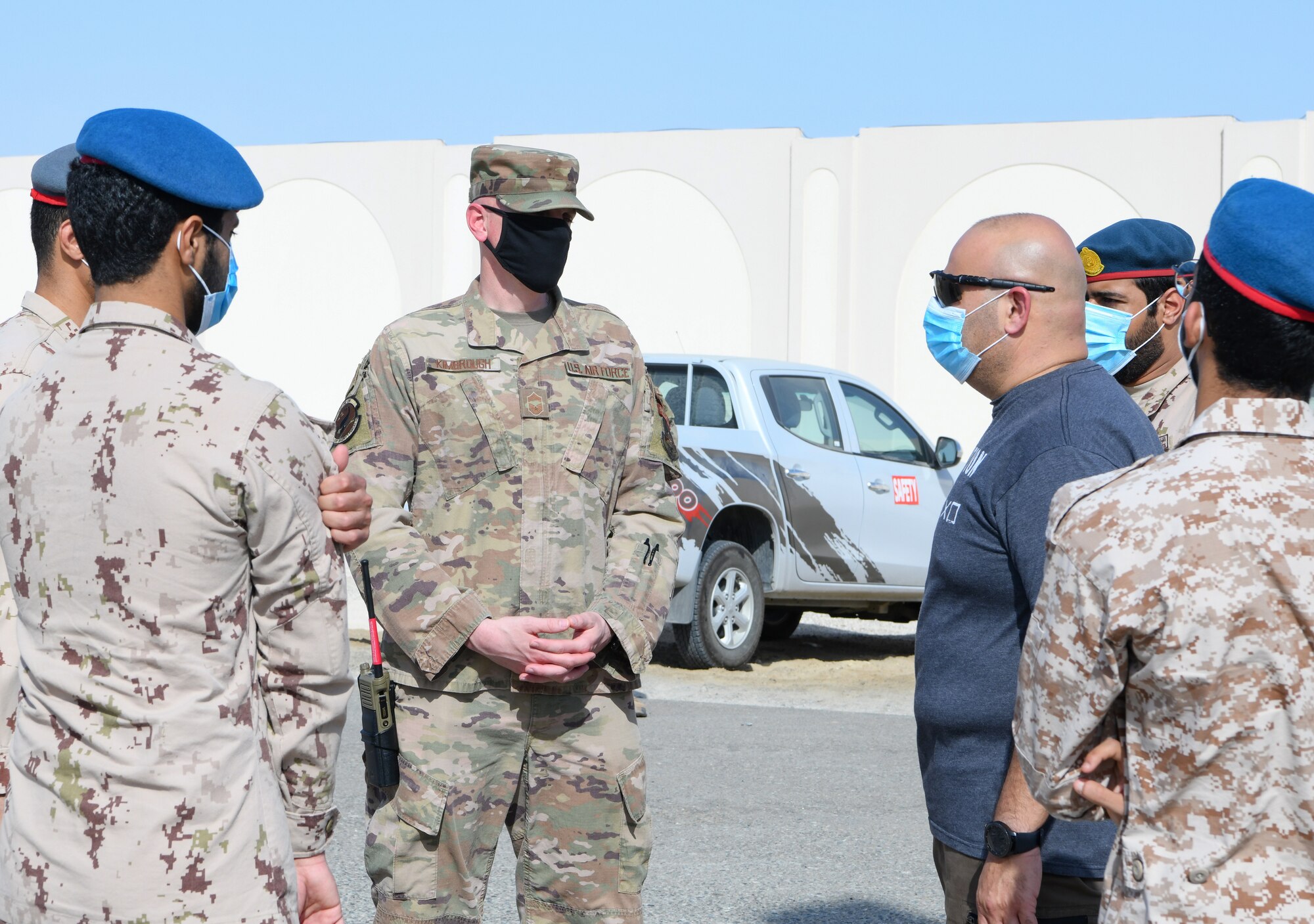 First responders of the 380th Air Expeditionary Wing execute a Major Accident Response Exercise Thursday, Sept. 3, 2020 at Al Dhafra Air Base, United Arab Emirates.