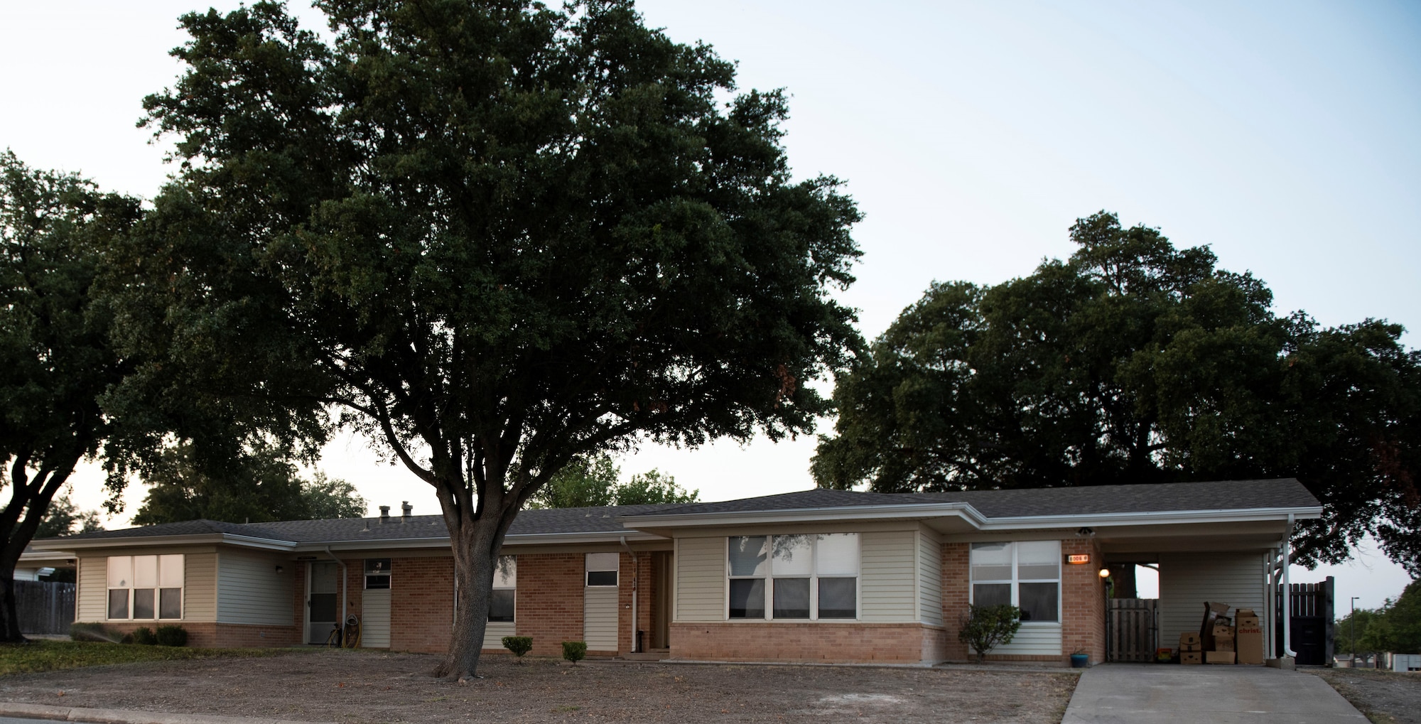 An image of a house on Laughlin Air Force Base, Texas.