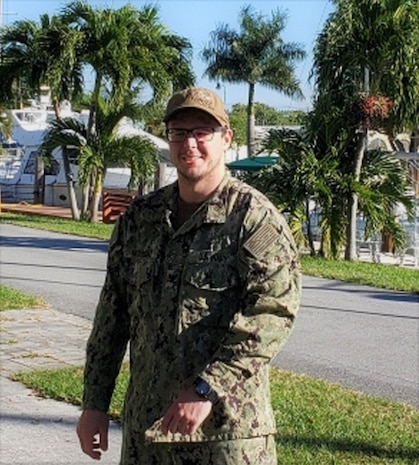 Photo of for Information Systems Technician 2nd Class Ian McKnight.