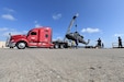 A UH-60L fuselage and operational helicopter were transported from Corpus Christi Army Depot to Wichita State University where researchers at the National Institute of Aviation Research (NIAR) will create a virtual model of the work horse of Army aviation. U.S. Army photo by Ervey Martinez.