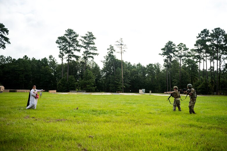 Photo of Airmen participating in multi-capable Airmen training.
