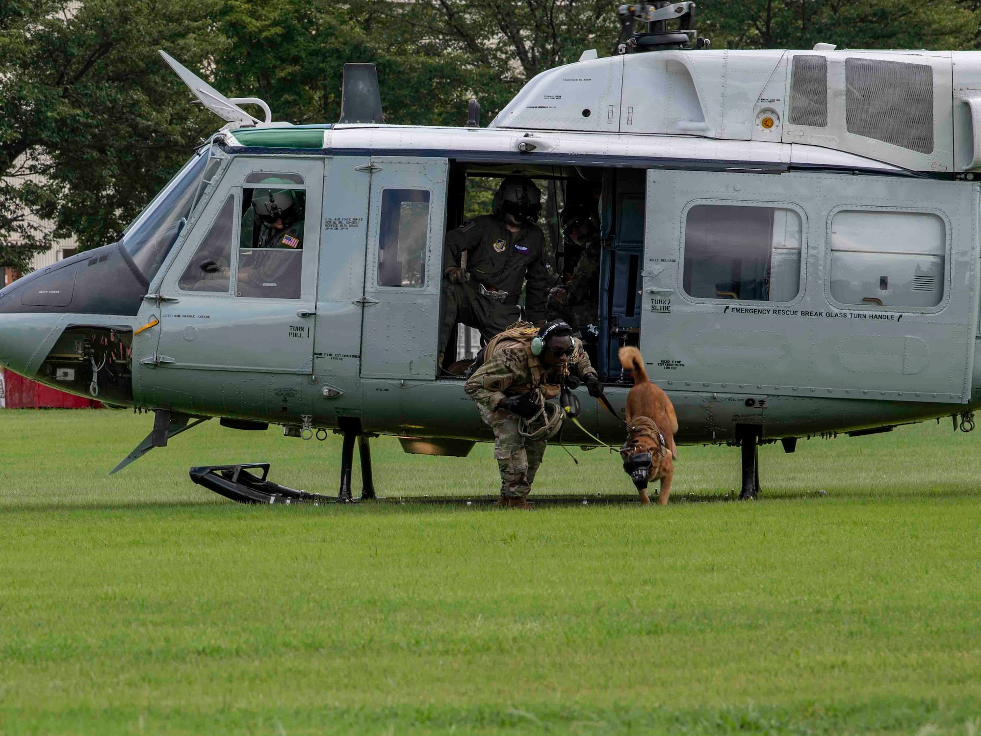 K-9s sniff out explosives on Sagami