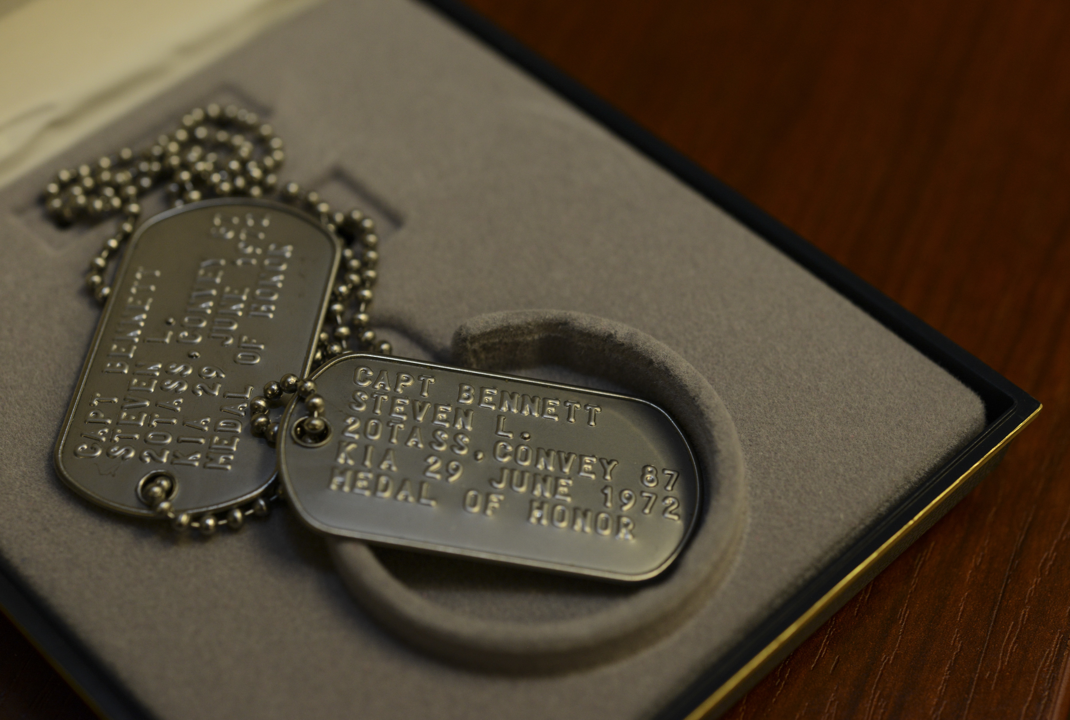 U.S. Military Dog Tags with Notch (WWII-Early Vietnam)