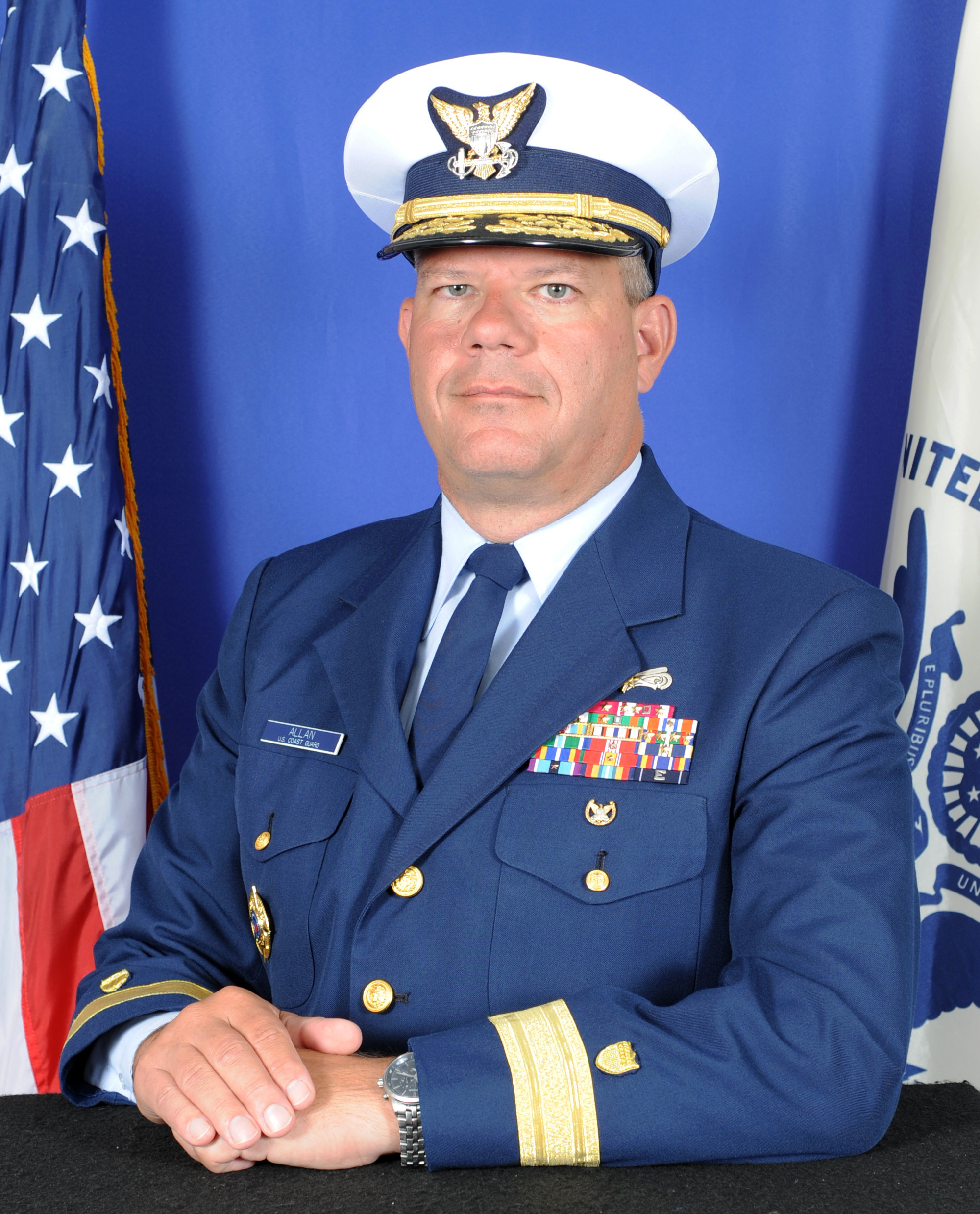 Rear Admiral Thomas G Allan Jr United States Coast Guard Display