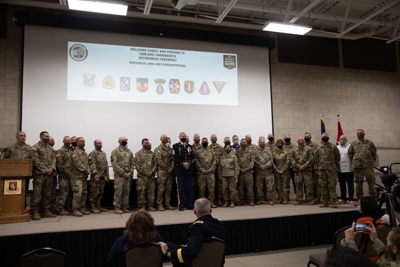 The Utah National Guard wished a fond farewell to  Command Sgt.  Maj. Eric Anderson during a celebratory retirement ceremony, Thursday, Sept 3.