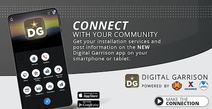 The Army has launched the new Digital Garrison mobile app that provides information and facilitates access to a full array of on-post services, as part of a partnership with the Army & Air Force Exchange Service, or AAFES.