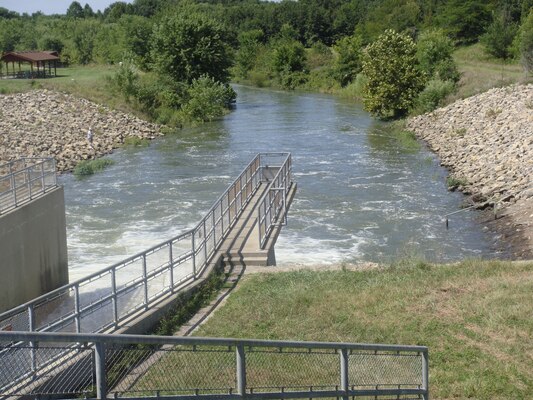The U.S. Army Corps of Engineers conducts a two-foot drawdown bringing Smithville Lake to 862.20 mean sea level each December and hold it at that level through Apr. 15. This action will start a little sooner in 2020 to allow construction crews to work quickly and safely without the need to demobilize for spillway releases early in the project.