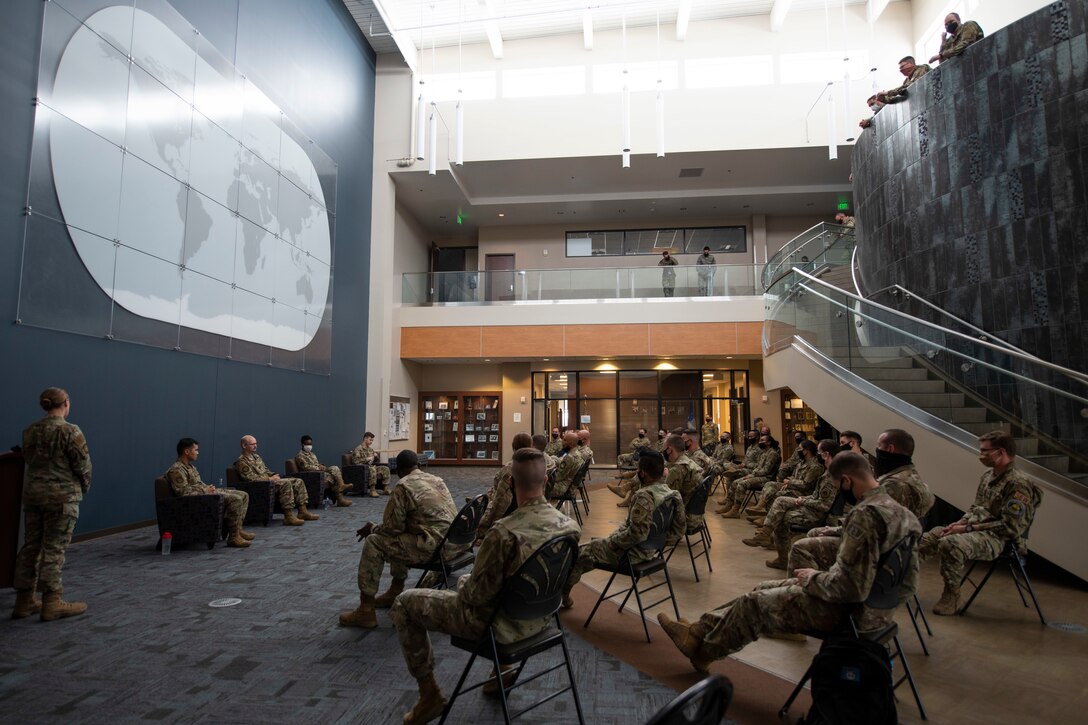 The 16th Space Control Squadron holds a heritage panel Aug. 21, 2020 on Peterson Air Force Base, Colorado.