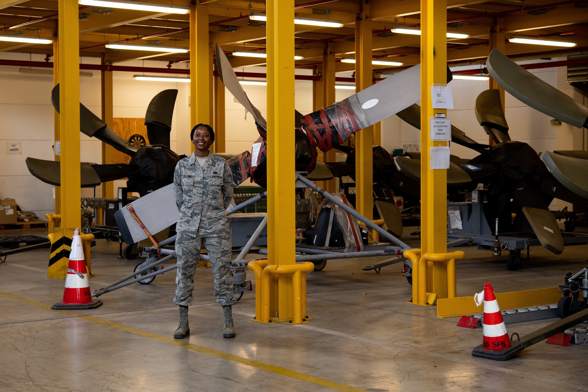 Holloway was recognized for her flawless sole supply execution in support of Thracian Summer 2020, a bilateral flying deployment.