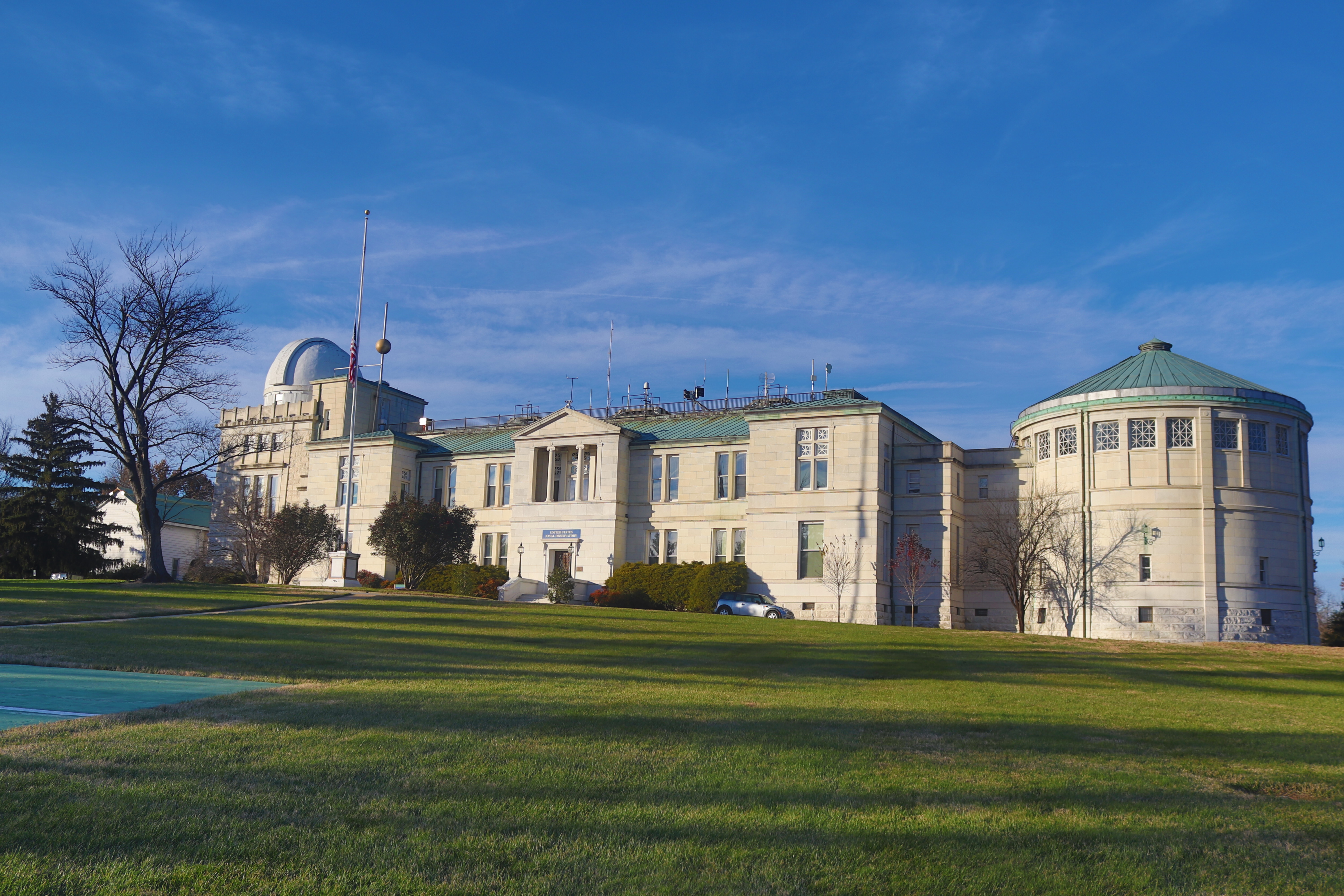 The James. M. Gilliss Building at the U.S. Naval Observatory, Washington, DC.