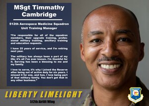 Liberty Limelight: MSgt Timmathy Cambridge