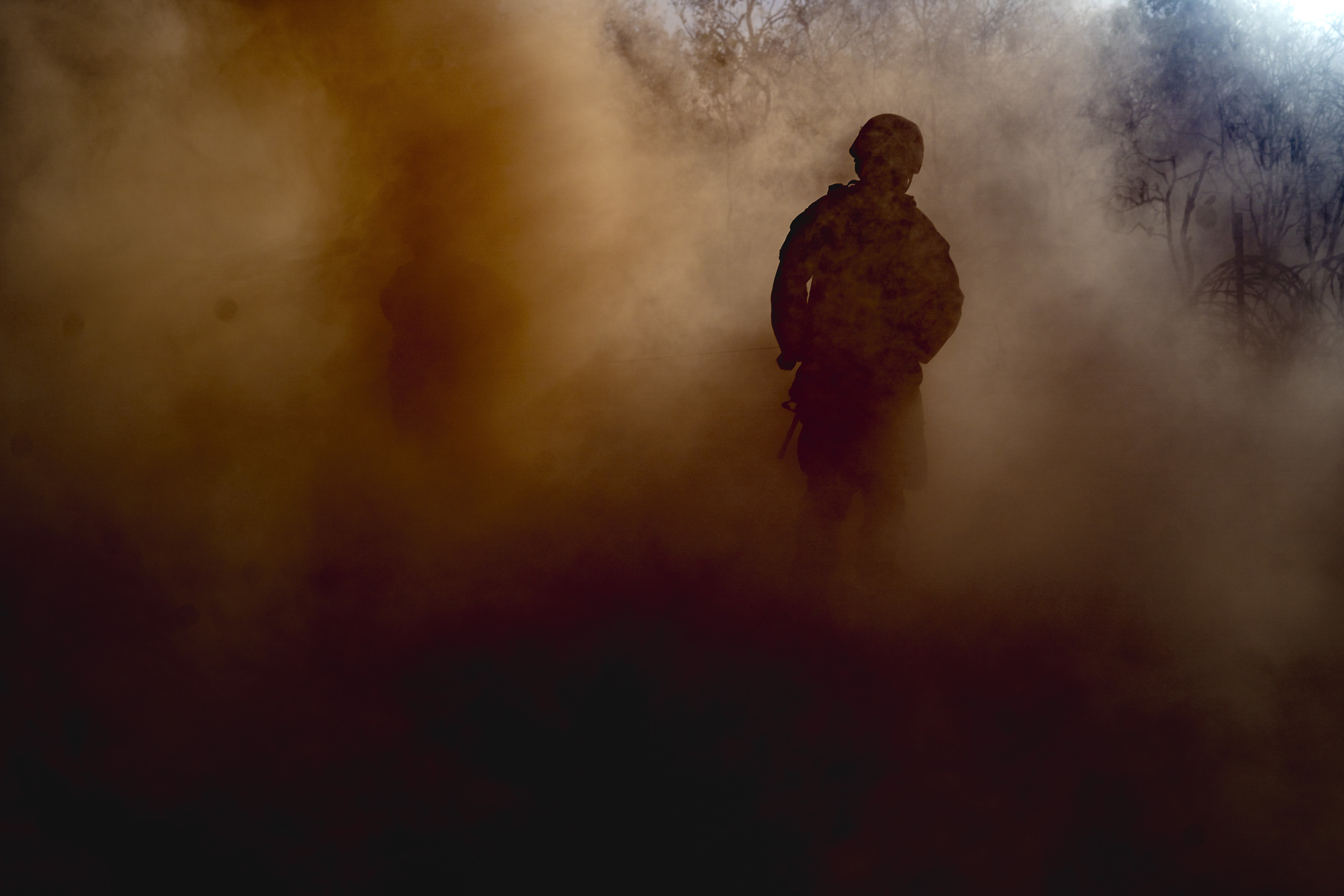 U.S. Marines conduct offensive and defensive operations during Exercise Koolendong at Mount Bundey Training Area, Australia, Sept. 5.