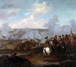 Battle of Blenheim, oil on canvas, by Joshua Ross, Jr.,
ca. 1715 (Courtesy Government Art Collection, London)