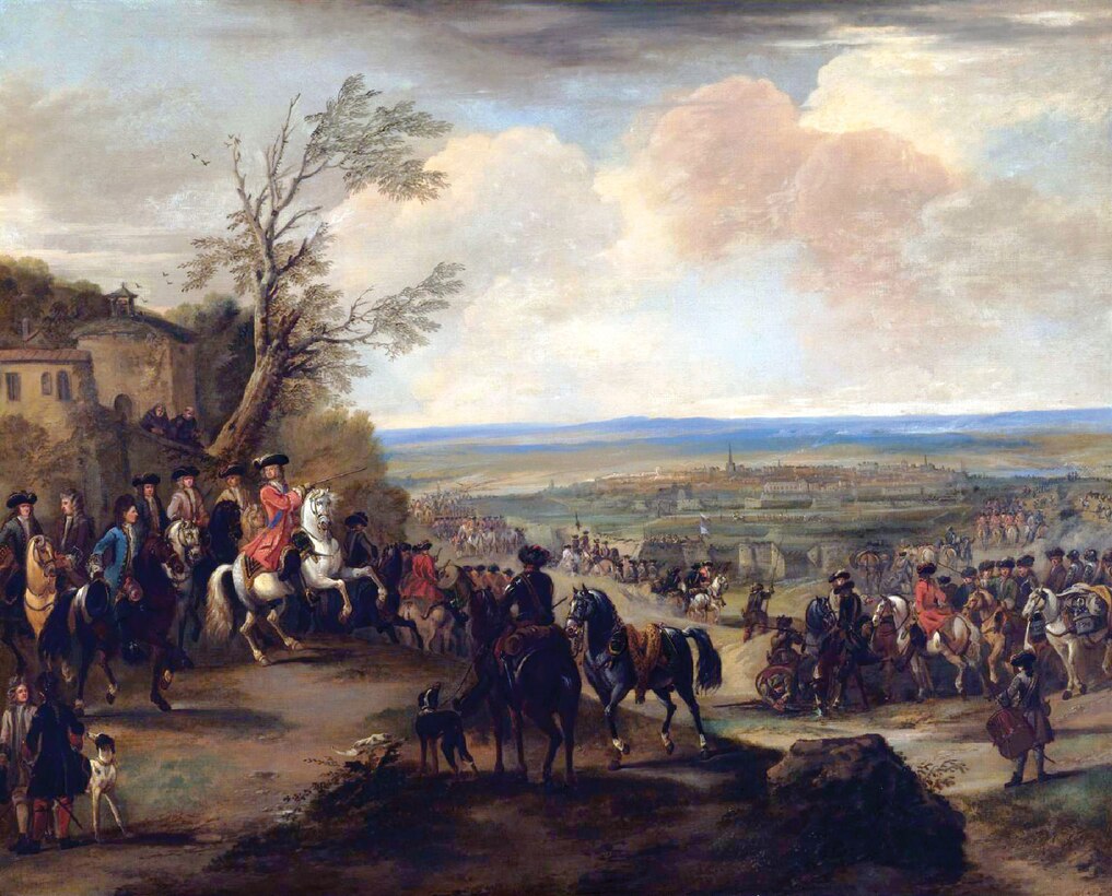 The Duke of Marlborough at the Battle of Oudenaarde (1708), oil on canvas, by John Wootton (Courtesy Sotheby’s)