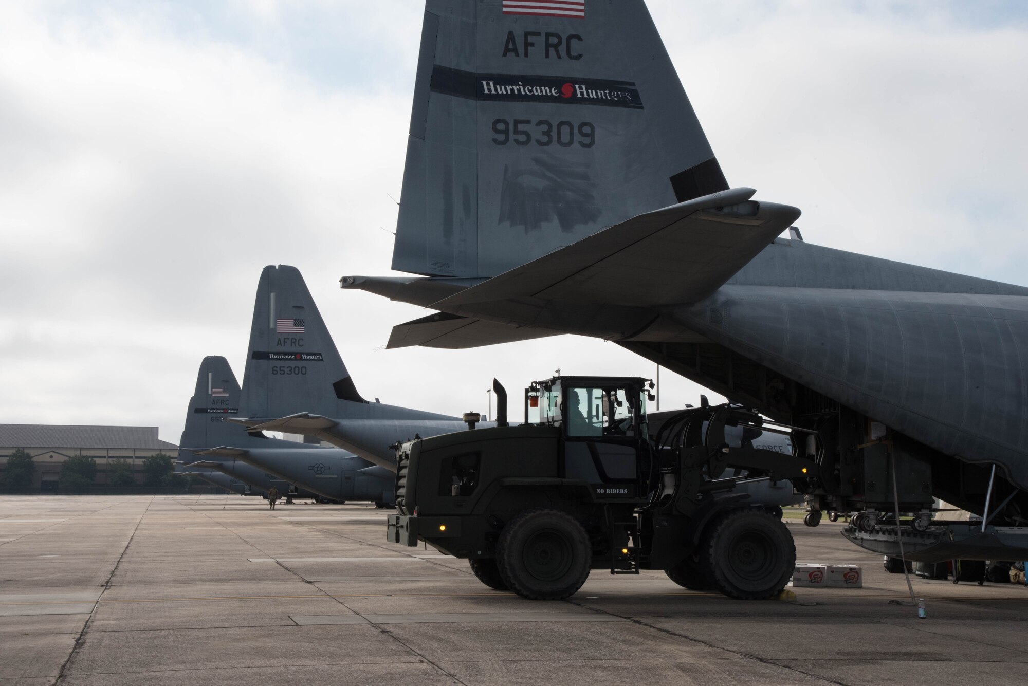 The Air Force Reserve Hurricane Hunters, a 403rd Wing unit at Keesler Air Force Base, Mississippi, departed today for St. Croix, U.S. Virgin Islands, to start flying reconnaissance into Tropical Storm Paulette. The Hurricane Hunters provide weather data from the storm to improve National Hurricane Center forecasts. (U.S. Air Force photo/Lt. Col. Marnee A.C. Losurdo)