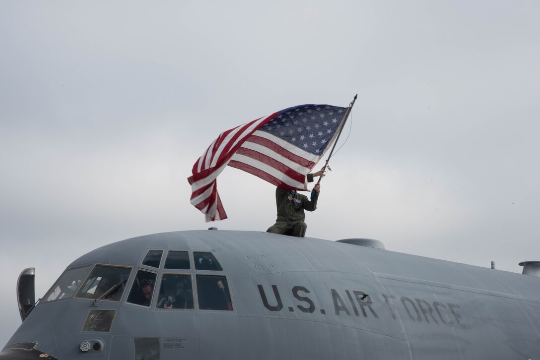 The Air Force Reserve Hurricane Hunters, a 403rd Wing unit at Keesler Air Force Base, Mississippi, departed today for St. Croix, U.S. Virgin Islands, to start flying reconnaissance into Tropical Storm Paulette. The Hurricane Hunters provide weather data from the storm to improve National Hurricane Center forecasts. (U.S. Air Force photo/Lt. Col. Marnee A.C. Losurdo)