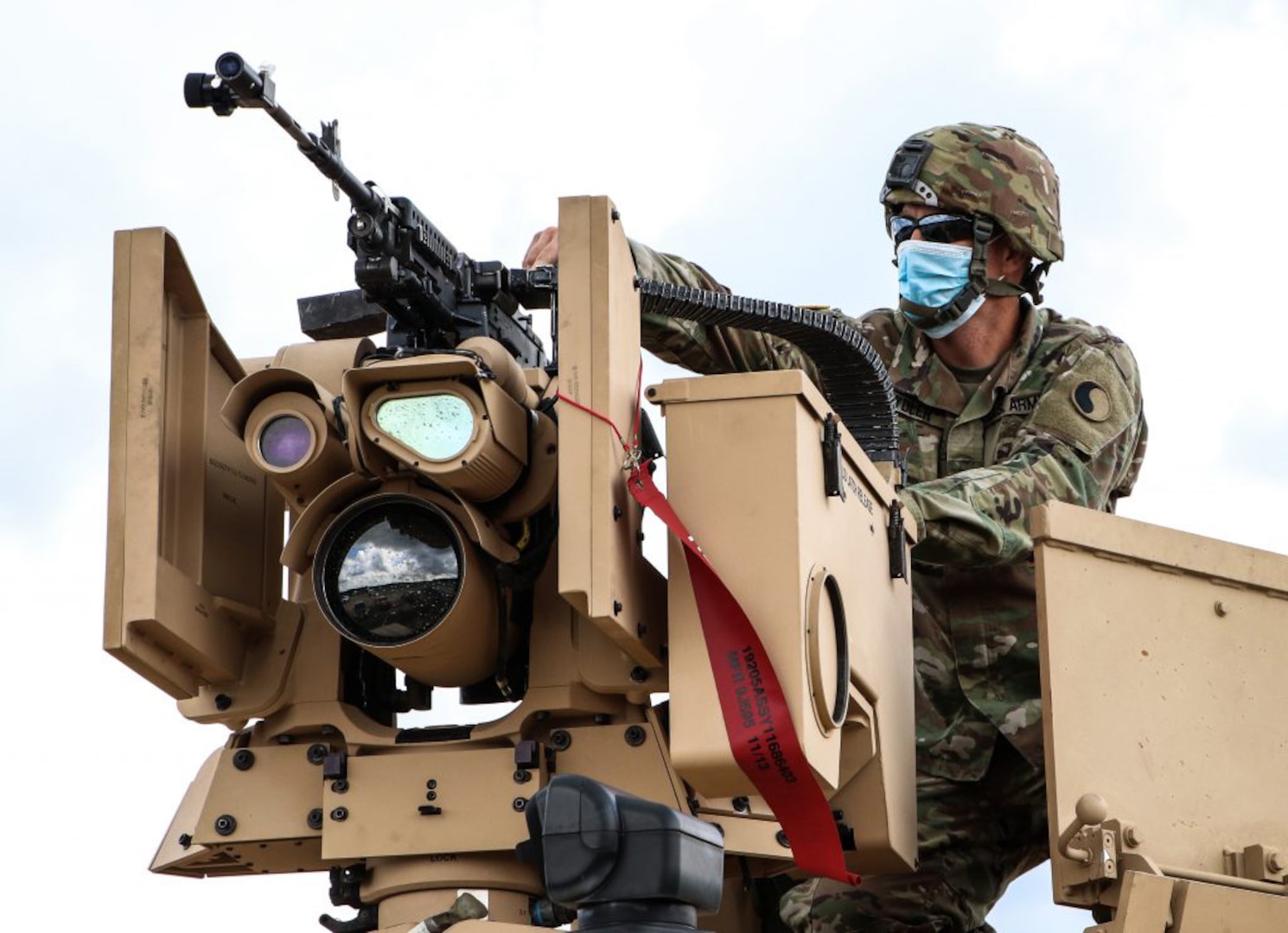 Virginia Army National Guard Soldiers from across the state conduct training on the Common Remotely Operated Weapon Station during a one-week training course Aug. 17-21, 2020, at Fort Pickett, Virginia.