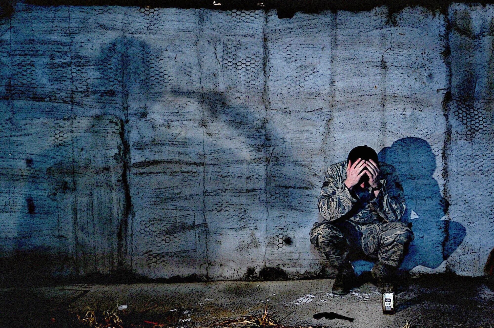 Airmen who are struggling with their mental health are encouraged to seek help by utilizing a helping agency. If in an emergency or crisis, call the Military Crisis Line at 1-800-273-8255 and press 1. To make an appointment with the mental health clinic, call 719-526-2273. (U.S. Air Force illustration by Airman 1st Class Corey Hook)