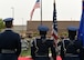 photo of three Air Force Honor Guard members watching a  9/11 remembrance ceremony at Davis-Monthan Air Force Base, Arizona