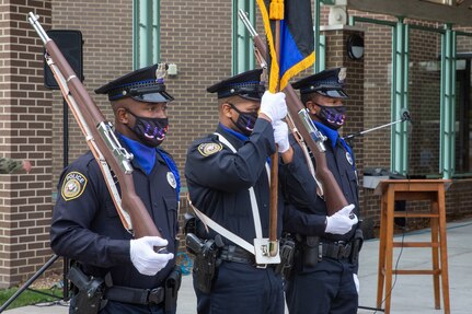 Norfolk Naval Shipyard's Police Force provided an Honor Guard at the Patriot Day Ceremony to honor the fallen from Sept. 11, 2001.