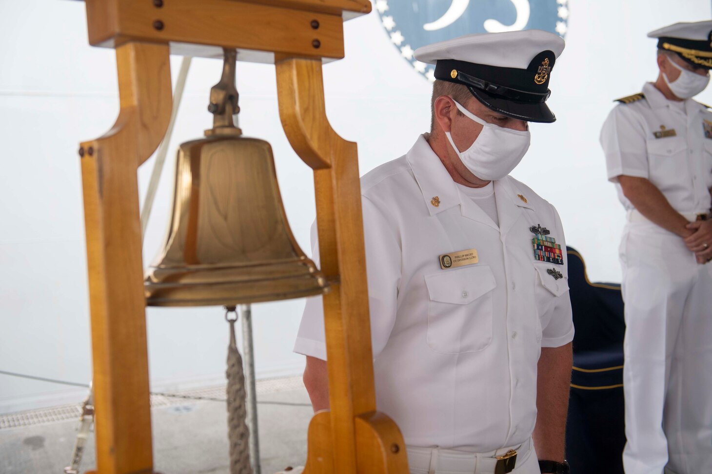 9/11 remembrance ceremony on the flight deck of USS Somerset (LPD 25).