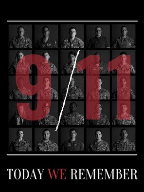 On the 19th anniversary of the Sept. 11, 2001, terrorist attacks on our nation, Team McConnell Airmen and civilian personnel remember and pay tribute to the nearly 3,000 Americans who lost their lives. Through the collective strength of the men and women of our nation — we have united, persevered and overcome tragedy.  (U.S. Photo Illustration by Airman 1st Class Nilsa Garcia)