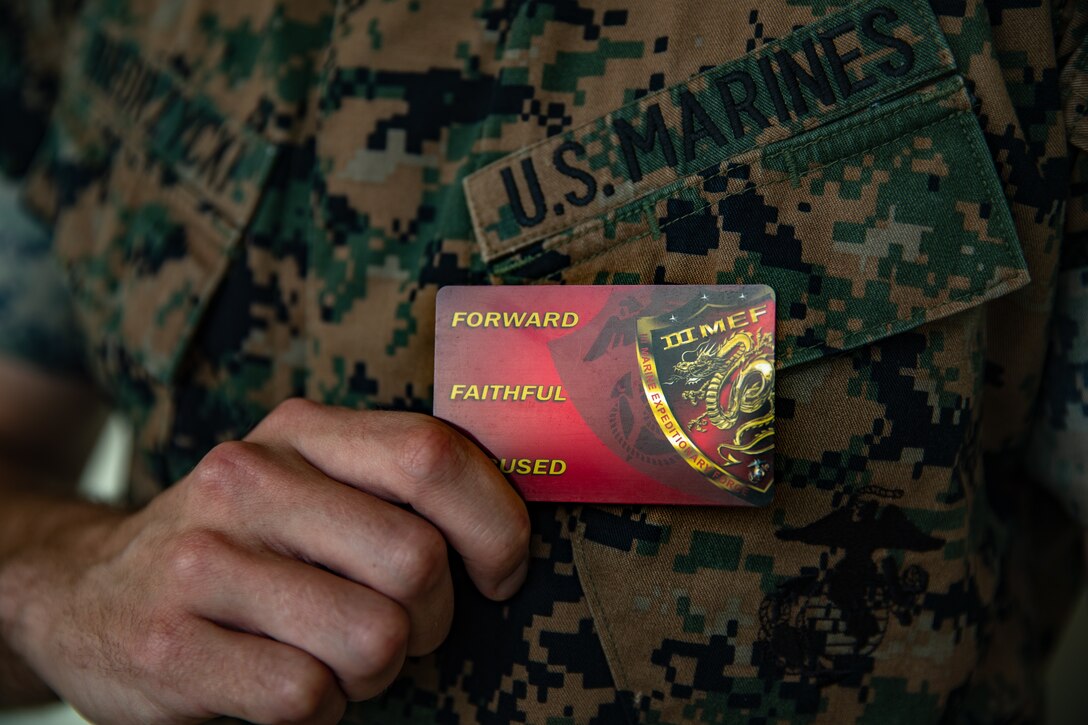 III MEF Marines and sailors to receive their personal III MEF Warrior Card
