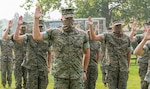 More than three-dozen former Marine Reservists enlisted into the Idaho Army National Guard Sept. 13, 2020, at Gowen Field, Boise, Idaho. Idaho’s newest Citizen-Soldiers all served at Gowen Field in Company C, 4th Tank Battalion, which was deactivated in August as the Marines look to divest its armor battalions.