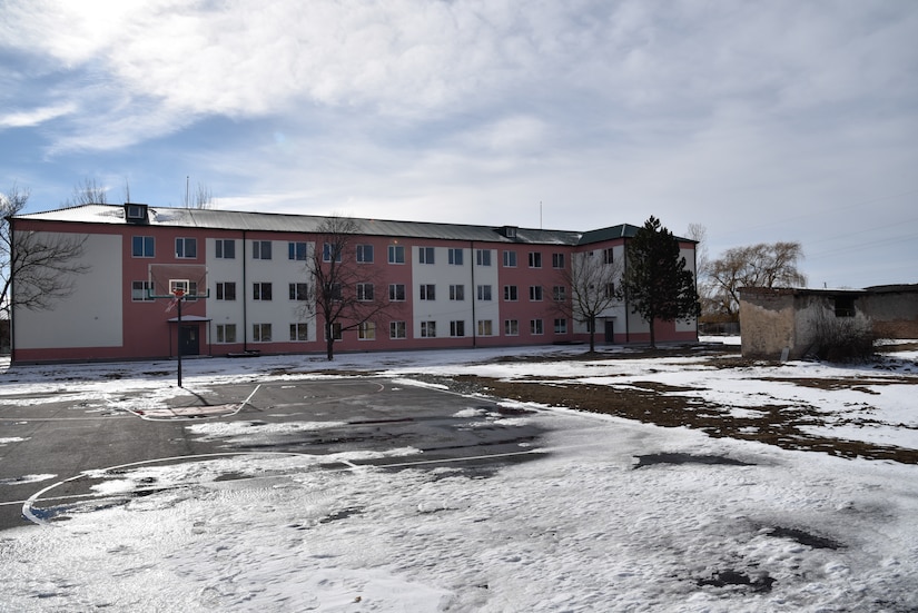 The Eastern European nation of Georgia teamed with the U.S. Embassy-Tbilisi Office of Defense Cooperation to provide a school renovation project, valued at $880,000 and built by USACE.