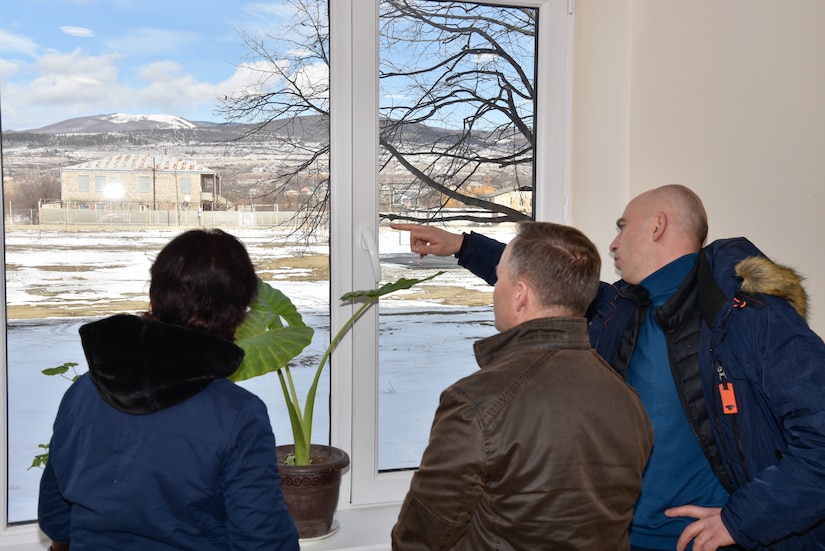 The Eastern European nation of Georgia teamed with the U.S. Embassy-Tbilisi Office of Defense Cooperation to provide a school renovation project, valued at $880,000 and built by USACE.