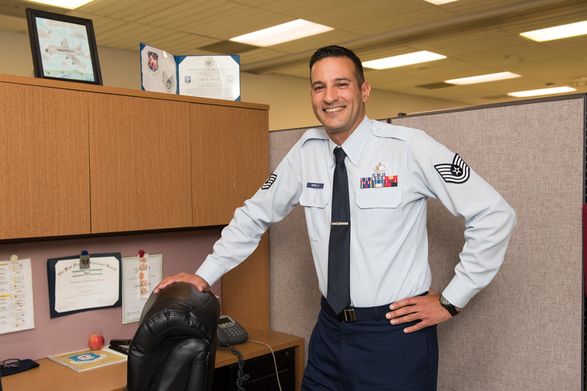 Tech. Sgt. Luis Morello is the quality assurance manager for the 167th Comptroller Flight and the 167th Airlift Wing Airman Spotlight for September 2020.