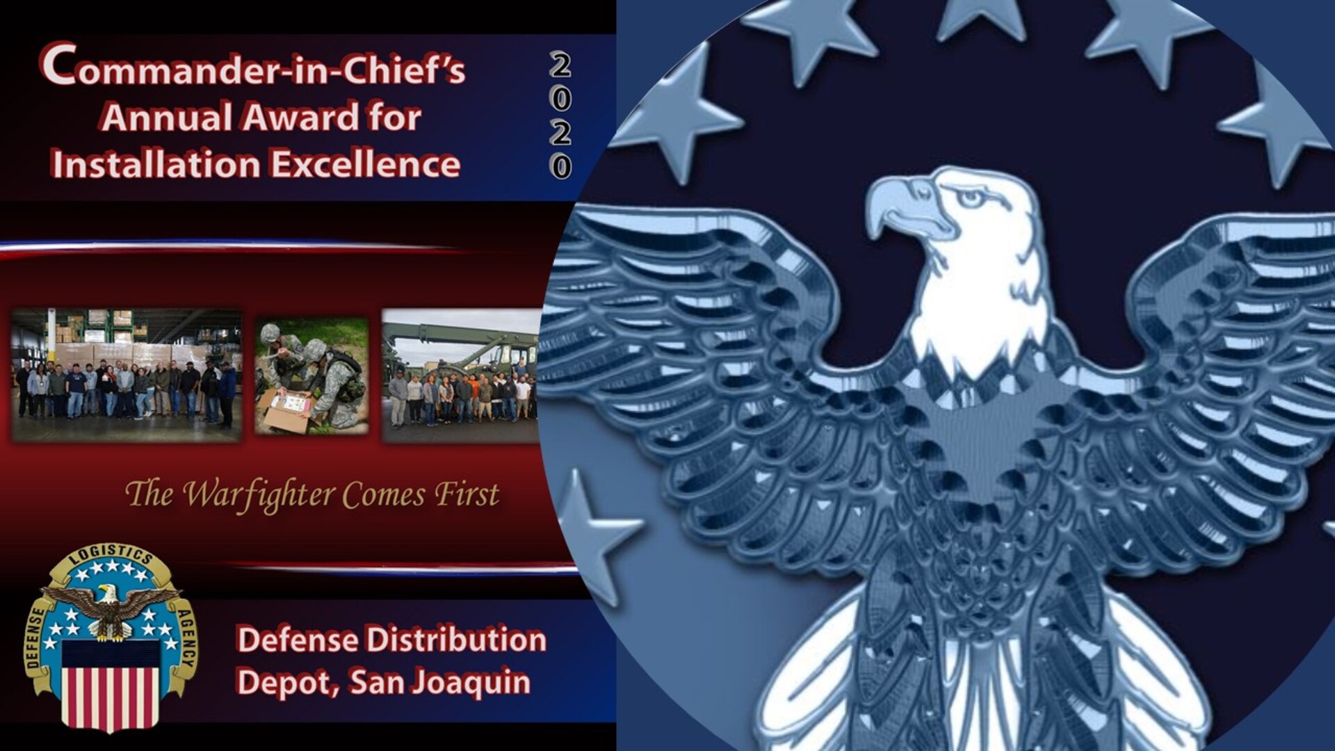 DLA Distribution San Joaquin wins the Commander In Chief’s Installation Excellence Award