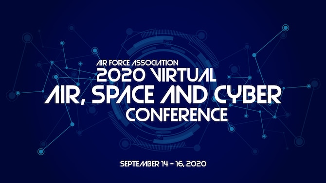 The Air Force Association 2020 Air, Space and Cyber Conference graphic. (U.S. Air Force graphic by Rosario "Charo" Gutierrez)