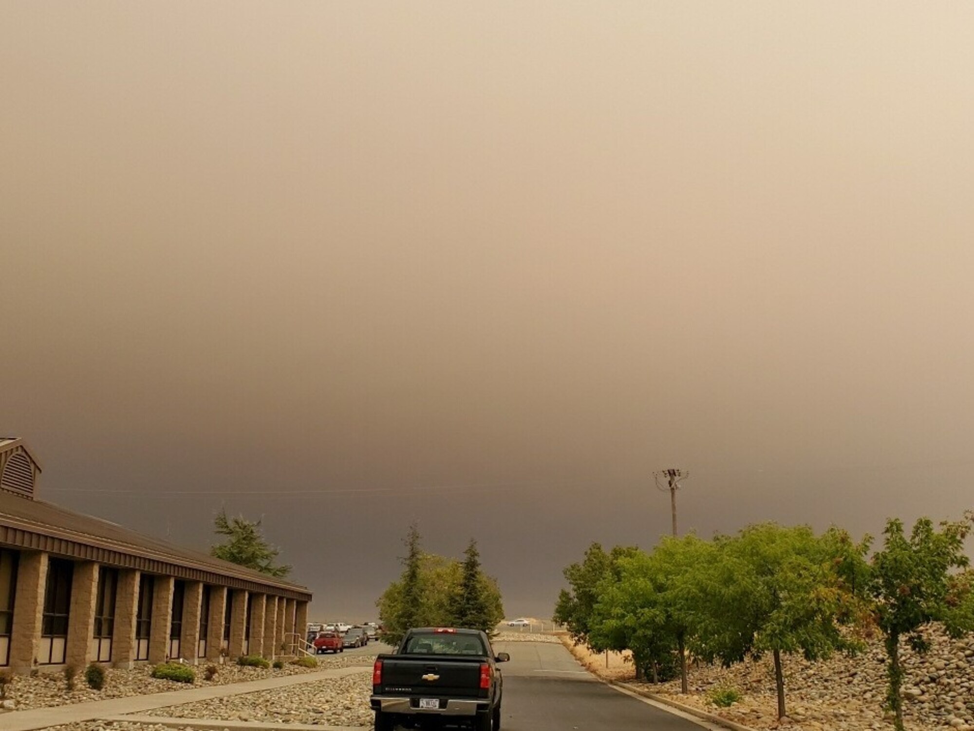The smoke and ash increasingly diminished visibility and tolerance to remain outdoors. Beale AFB Bio-environmental Engineering reported hourly the decrease in air quality for the personnel and residence.