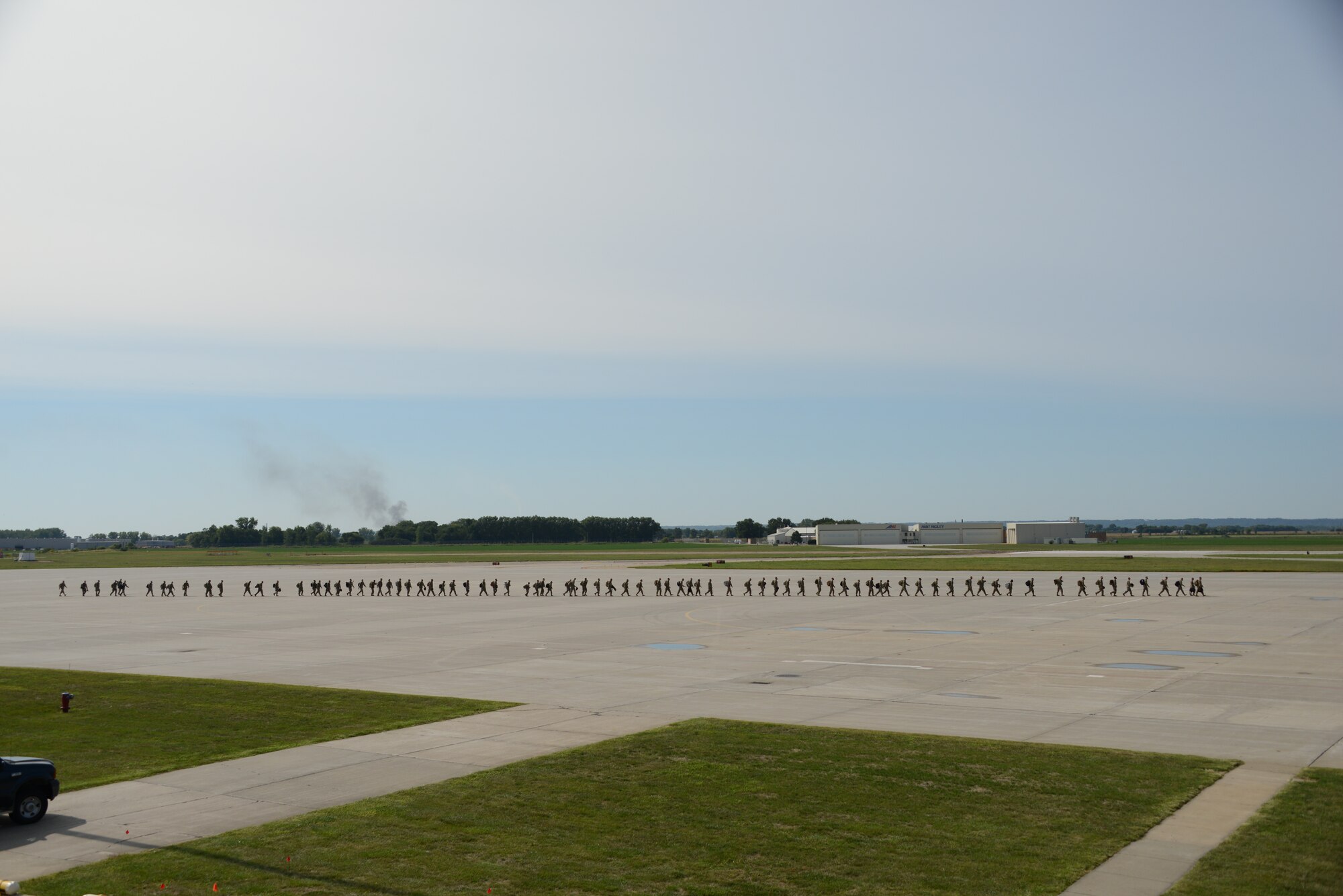 HHT 1/113th Cav Iowa National Guard departs Sioux City