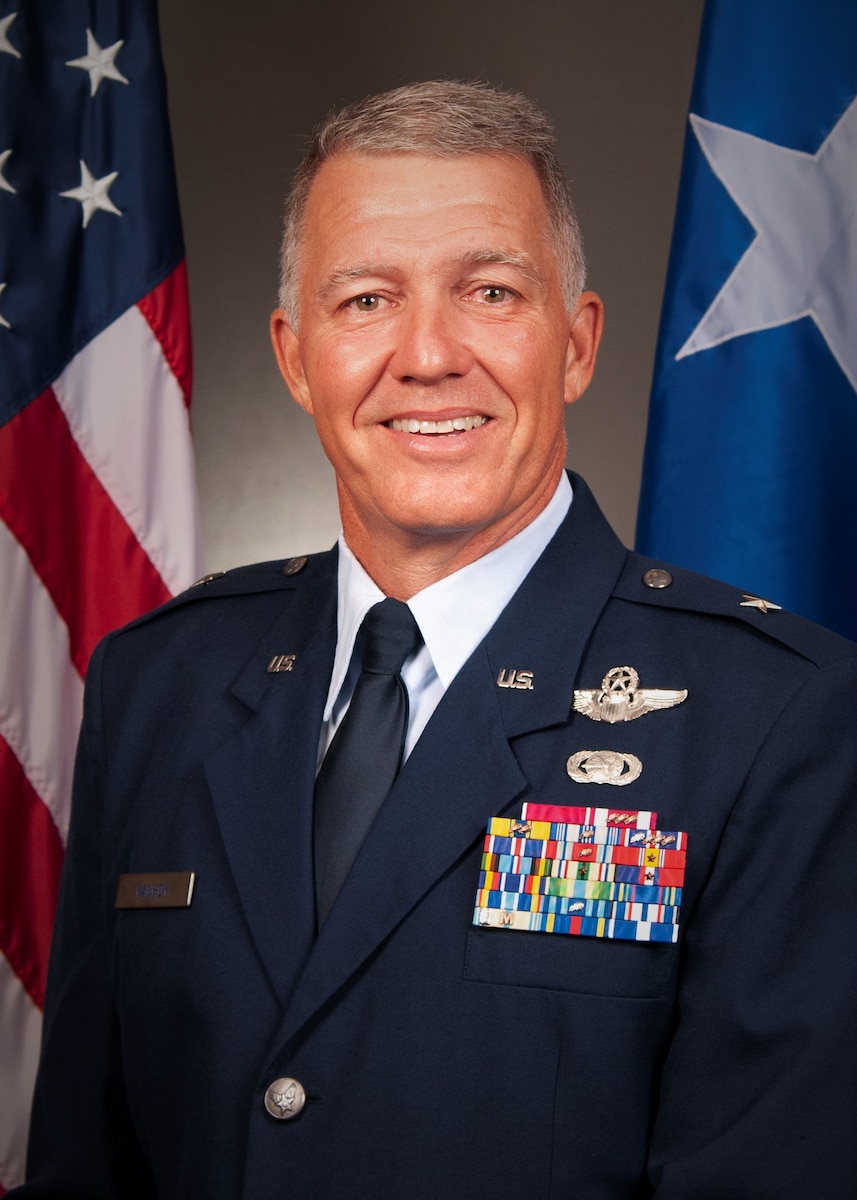 This is the official portrait of Brig. Gen. Rob VanHoy.