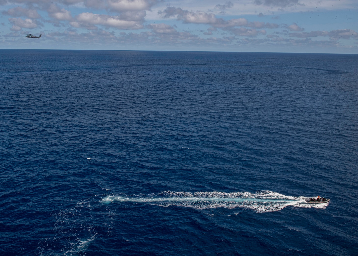 USS Hershel "Woody" Williams (ESB 4); Royal Moroccan Navy's Floreal-class Frigate Mohammad V; photo exercise