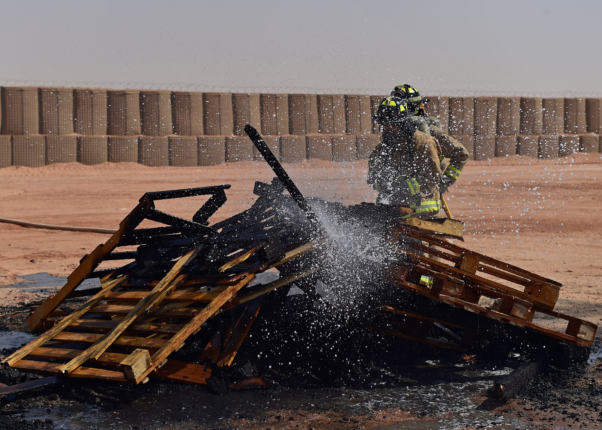 378 ECES firefighters train to save lives