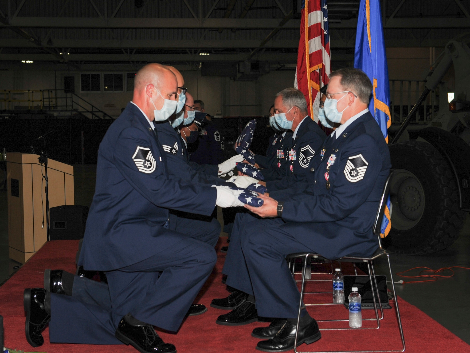 86th APS retires five Reserve Citizen Airmen in a group retirement ceremony
