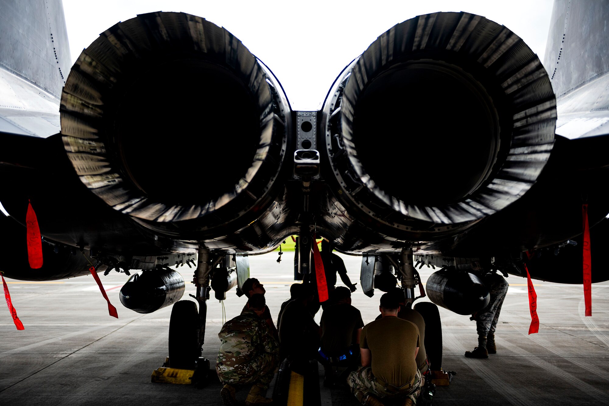 Photo of Airmen instructing Airmen.