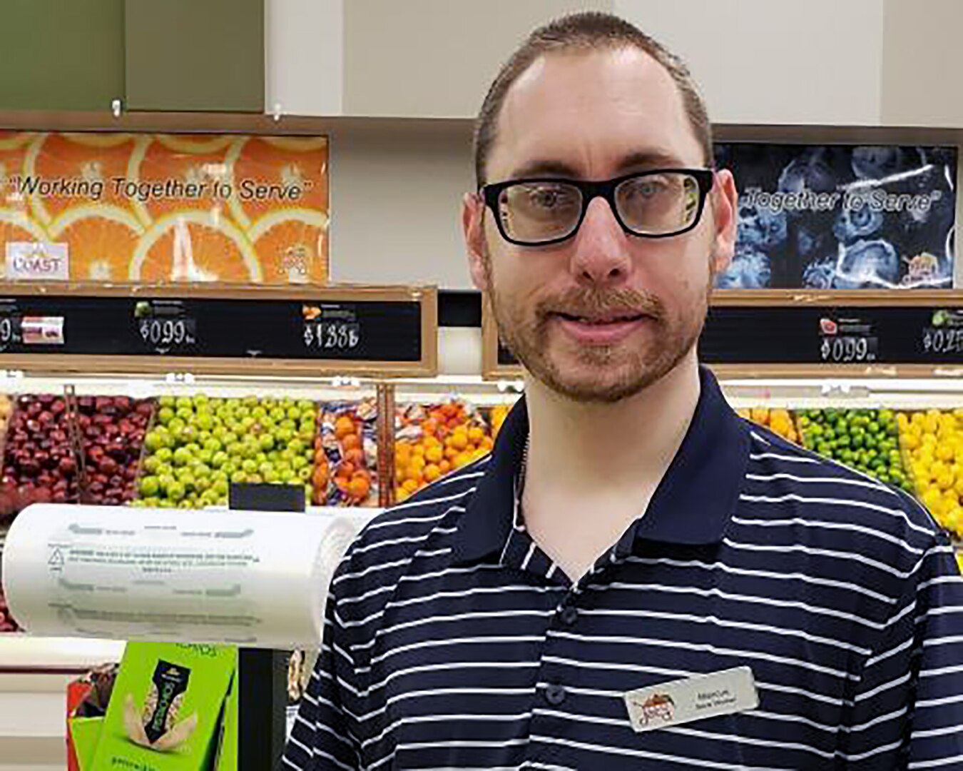 The legally blind Marcus Montague, who has worked at the Fort Sam Houston commissary for six years, was nominated in May for the 2020 Annual Secretary of Defense Awards for Components and Individuals.