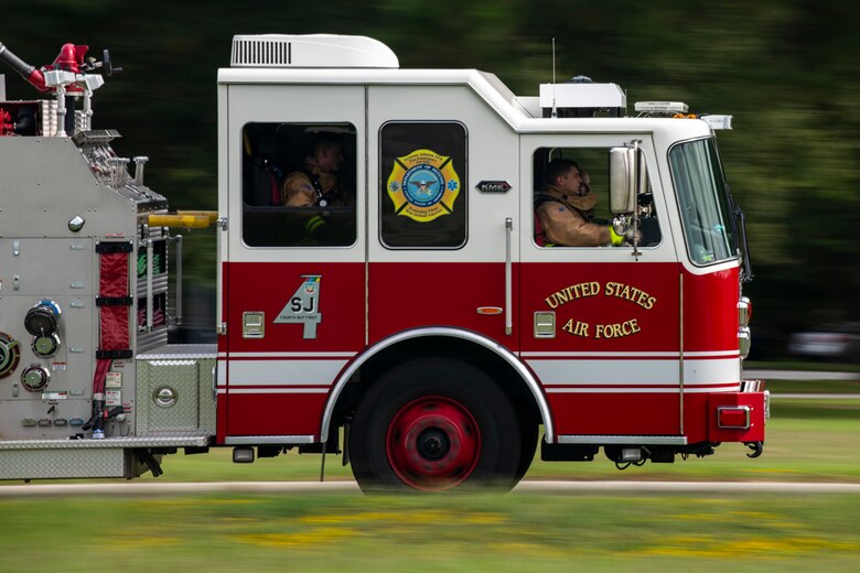 SJAFB Fire Dept. conducts live-fire training to improve readiness and efficiency.