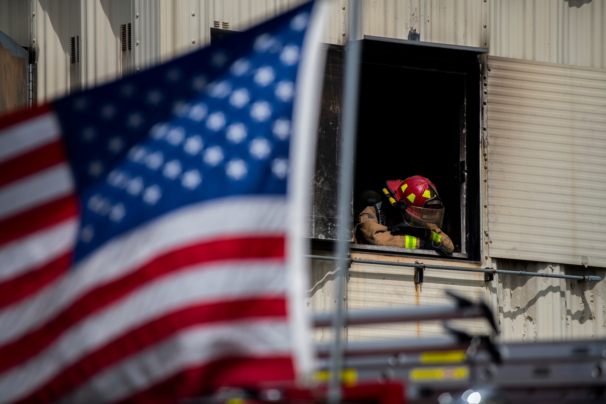 SJAFB Fire Dept. conducts live-fire training to improve readiness and efficiency.